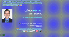 Desktop Screenshot of clinicadentalseptimania.com